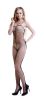 Blancho SE-116 Sexy Black Sheer Mesh Cami Body Stocking With Special Back Detail - Black - Medium