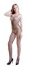 Blancho SE-116 Sexy Black Sheer Mesh Cami Body Stocking With Special Back Detail - Black - Medium
