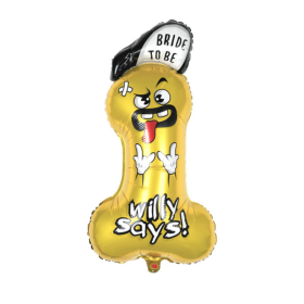1pc, Big Willy Penis Funny Sex Products Balloon, Bachelorette Party Inflatable Penis Ballons, Hen Night Adult Party Decoration Supplies, Room Dec (Color: 83)