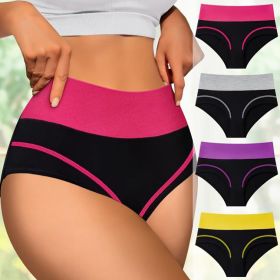 4 Pack Classic Women Tight Panties Bikini Panty Women's Mid-High Waist Briefs Knickers (Color: 4 pack multi color, size: XXL)