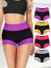 Breathable 4 Colors Girl Ladies High Waist Panty Women's Panties Boxers Cotton Boyshorts Pack