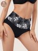 4 Pack Sets High Quality Full Coverage High-Waisted Lady's Undies Panties Women's Briefs With Printing Waistband