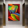 Handpainted large Sexy Naked Back Wall Art Sexy Girl woman Modern Abstract Nude Oil Painting on Canvas Home Entryway Living Room Bedroom Luxurious Dec